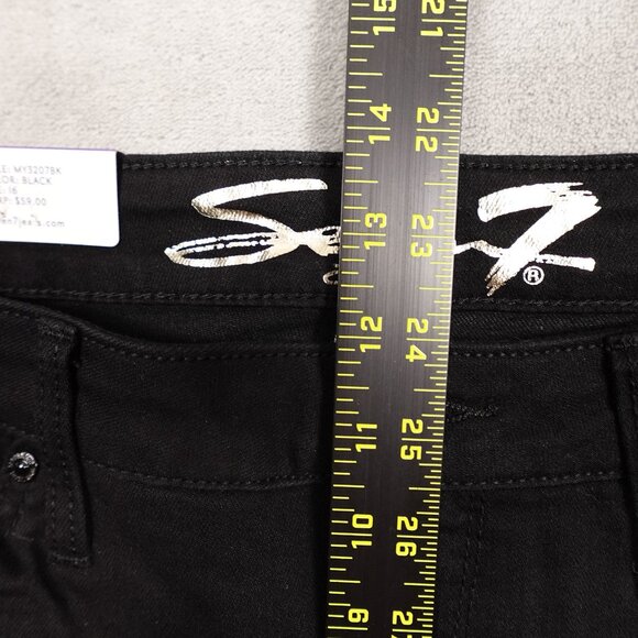 NWT Seven7 black jean shorts sunset bermuda 16 - Picture 5 of 11